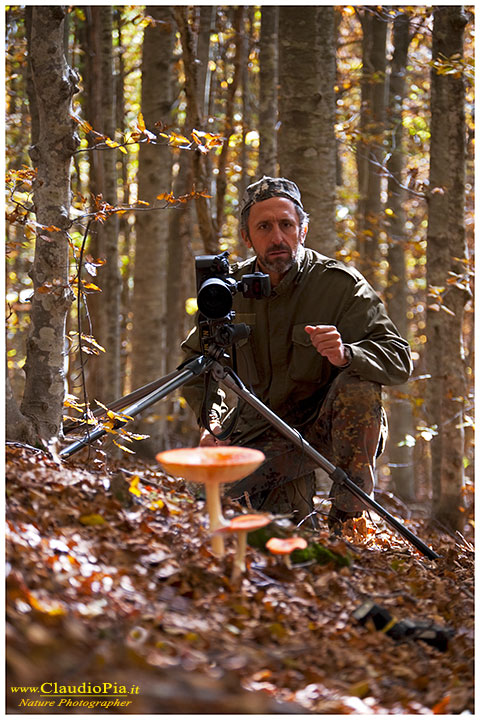 claudio pia nature photographer backstage Val d'Aveto